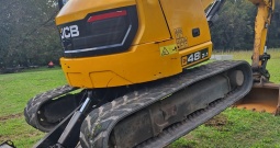 Bager JCB 48Z-1 Perkins motor valjak demper traktor kosilica 4x4