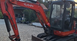 Bager Kubota KX71-3 viličar valjak demper traktor kosilica 4x4