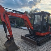 Bager Kubota KX71-3 viličar valjak demper traktor kosilica 4x4