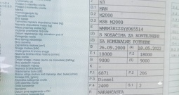 Man M2000/M38 18-284 nosač kontejnera , KT