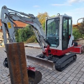 Bager Takeuchi TB225 Powertilt viličar valjak demper traktorska kosilica 4x4