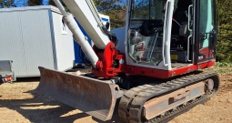 Bager Takeuchi TB290 Powertilt viličar valjak demper traktor 4x4