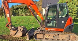 Bager Kubota KX080-4 viličar valjak demper traktor kosilica 4x4