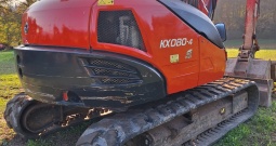 Bager Kubota KX080-4 viličar valjak demper traktor kosilica 4x4