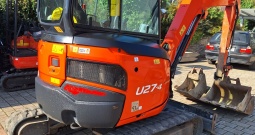 Bager Kubota U27-4 viličar valjak demper traktor kosilica 4x4