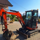 Bager Kubota U27-4 viličar valjak demper traktor kosilica 4x4