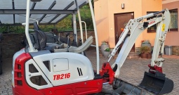 Bager Takeuchi TB216 viličar valjak demper traktorska kosilica 4x4