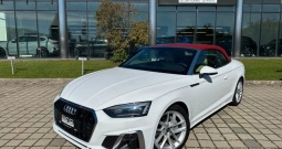 Audi A5 Cabriolet 40 TFSI Aut. S line 204 KS, BEŽ+LED+TEM