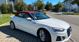 Audi A5 Cabriolet 40 TFSI Aut. S line 204 KS, BEŽ+LED+TEM