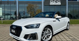 Audi A5 Cabriolet 40 TFSI Aut. S line 204 KS, BEŽ+LED+TEM