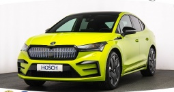 Škoda ENYAQ iV 80x 82 kWh AWD COUPE RS 299 KS, LED+ACC+GR SJED+PANO+KAM+ASIST