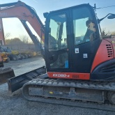 Mini bager Kubota KX 080-4 gODINA 2015