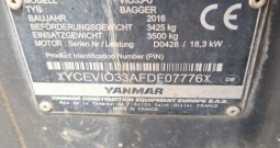 Mini bager Yanmar VIO 33-U. God.pr.2016