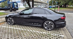 Audi A4, crni, 40 TDI, 3-zonska klima, DSG, koža, el. sjedala, navi, black optic