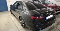 Audi A4, crni, 40 TDI, 3-zonska klima, DSG, koža, el. sjedala, navi, black optic