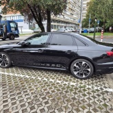 Audi A4, crni, 40 TDI, 3-zonska klima, DSG, koža, el. sjedala, navi, black optic